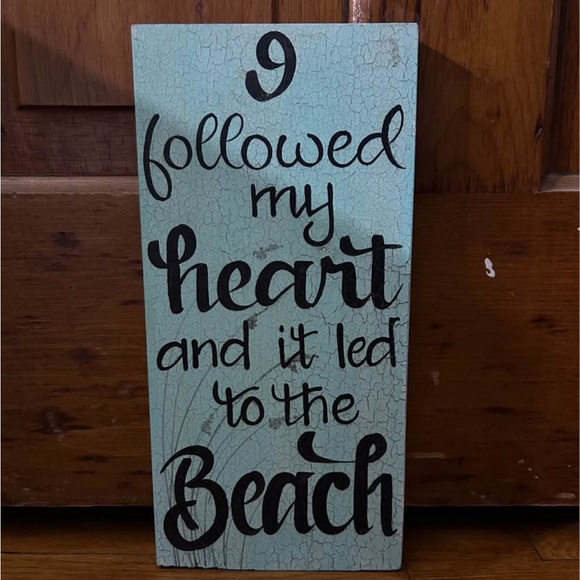 Other - Inspirational Beach Wall Decor Sign